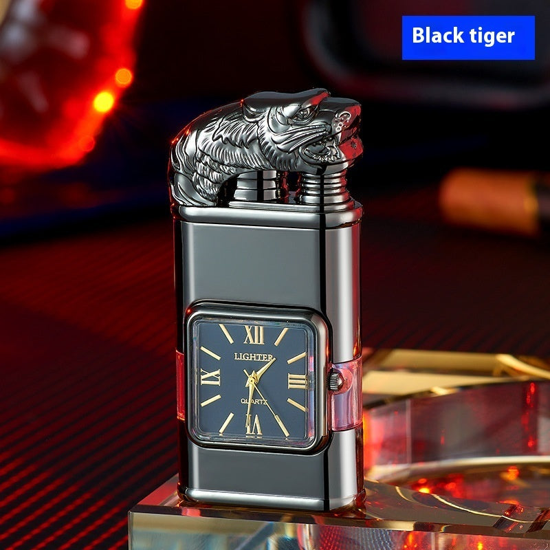 Windproof Lighter Vintage Watch Bezel Jet flame Torch