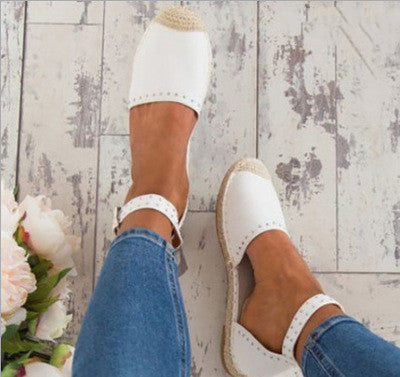 Cindely Flat buckle single shoes