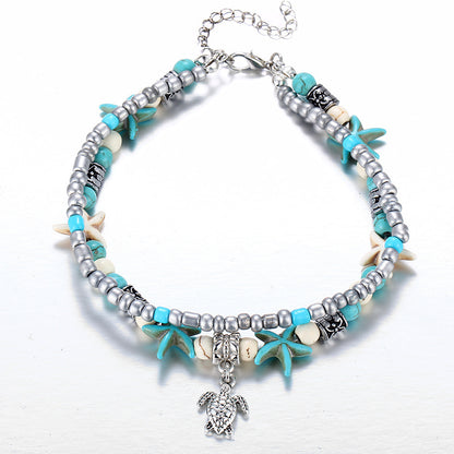 Cindely Starfish Beach Anklet