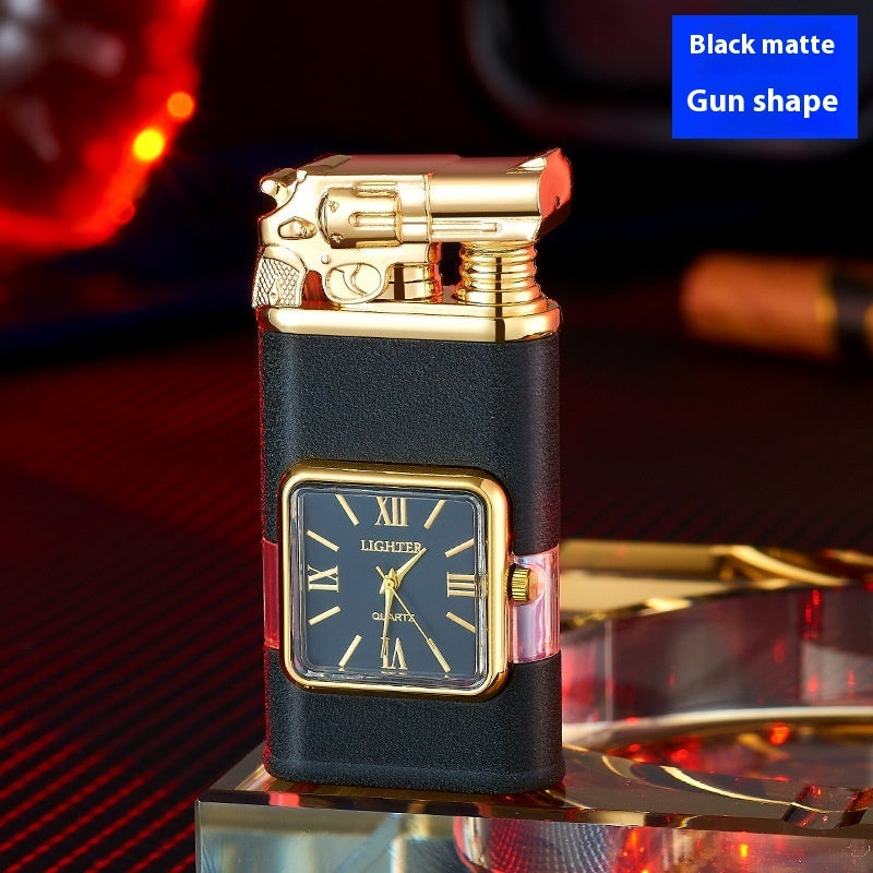 Windproof Lighter Vintage Watch Bezel Jet flame Torch