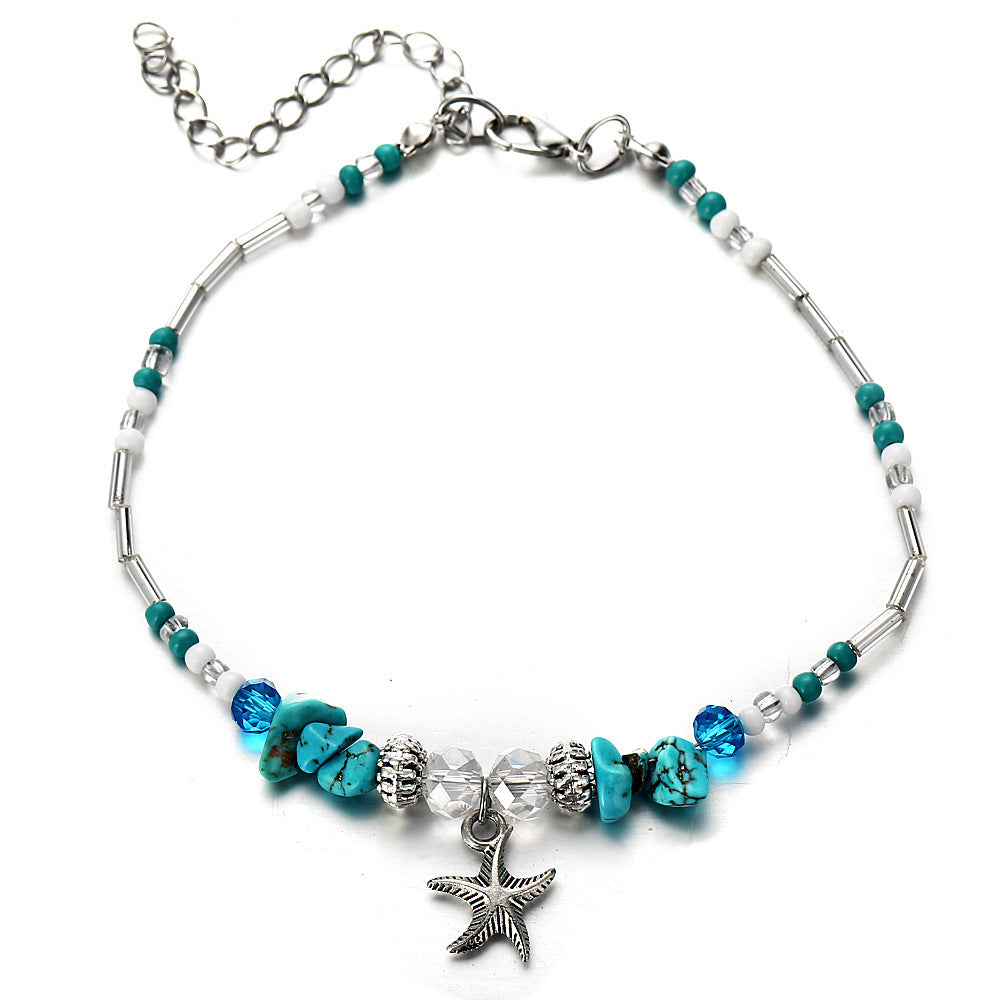 Cindely Starfish Beach Anklet