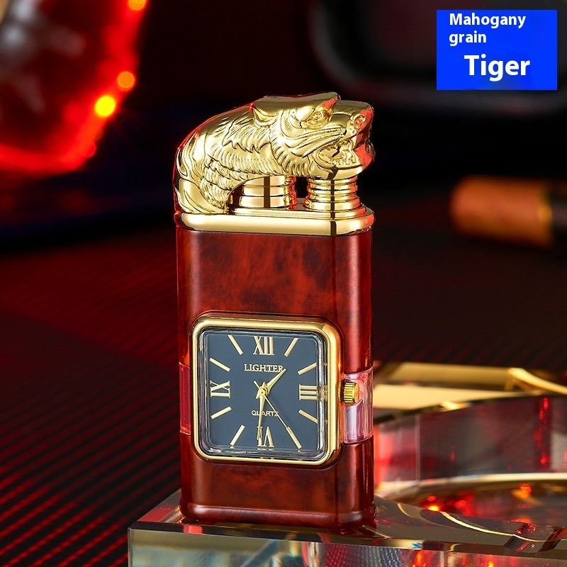 Windproof Lighter Vintage Watch Bezel Jet flame Torch