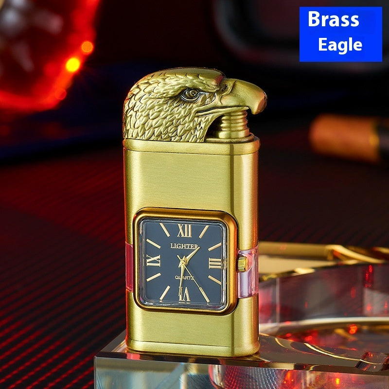 Windproof Lighter Vintage Watch Bezel Jet flame Torch