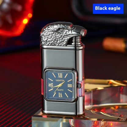 Windproof Lighter Vintage Watch Bezel Jet flame Torch