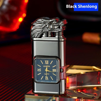 Windproof Lighter Vintage Watch Bezel Jet flame Torch