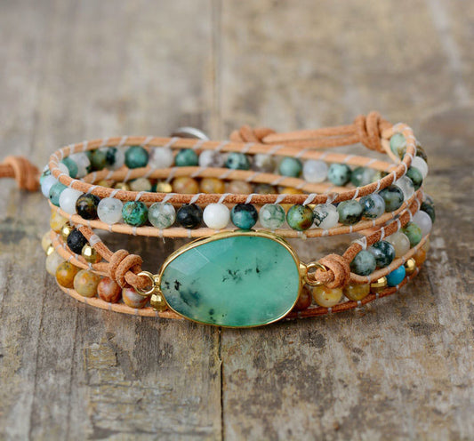 Cindely Natural Stone Chain Bracelets