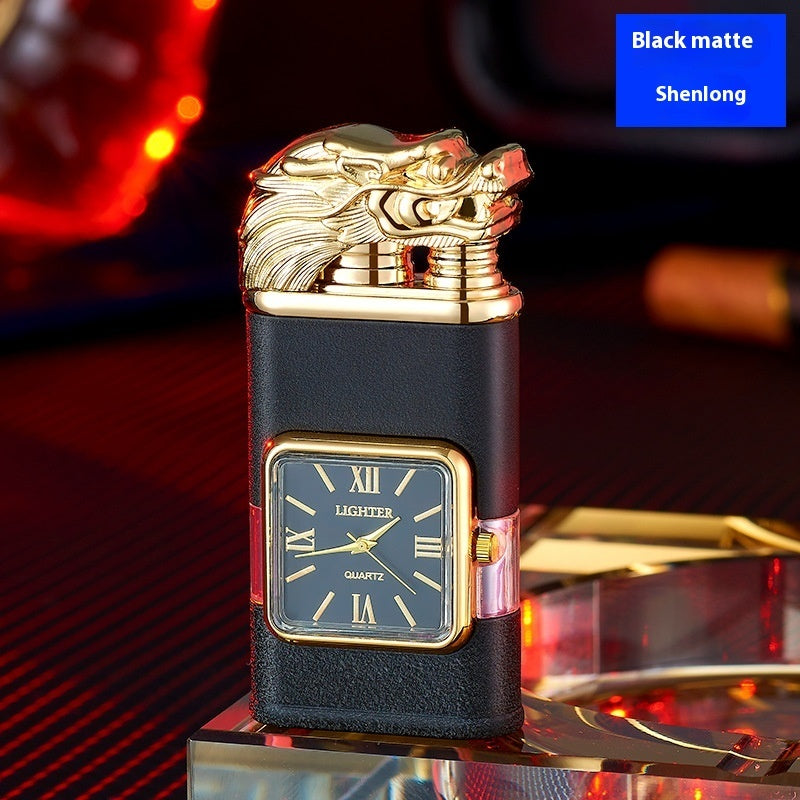 Windproof Lighter Vintage Watch Bezel Jet flame Torch