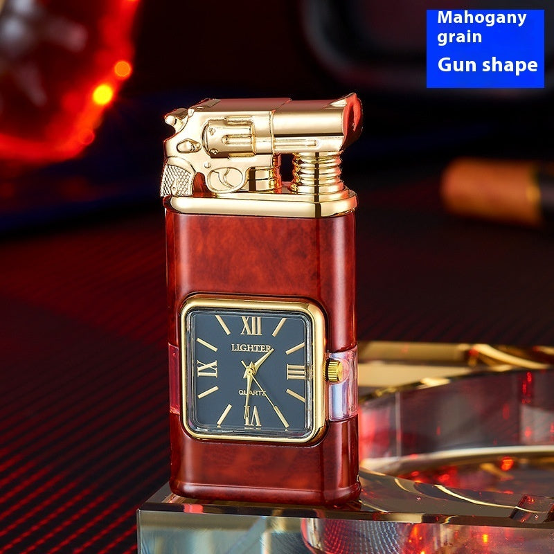 Windproof Lighter Vintage Watch Bezel Jet flame Torch