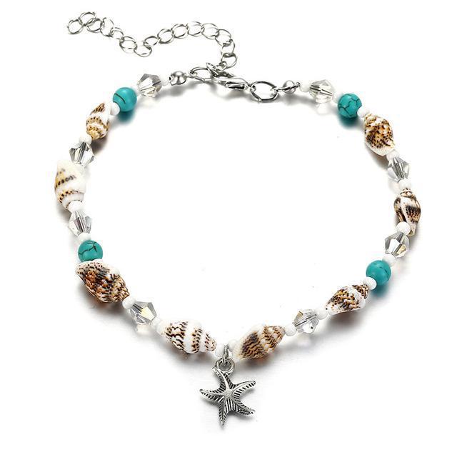 Cindely Starfish Beach Anklet