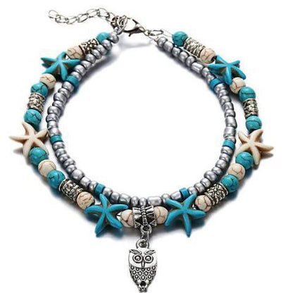 Cindely Starfish Beach Anklet